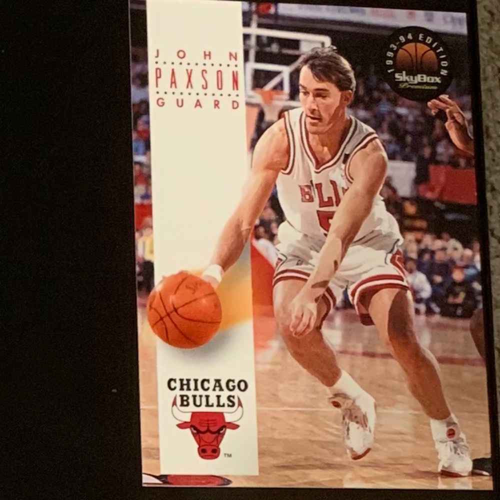 John Paxson Chicago Bulls basketball card